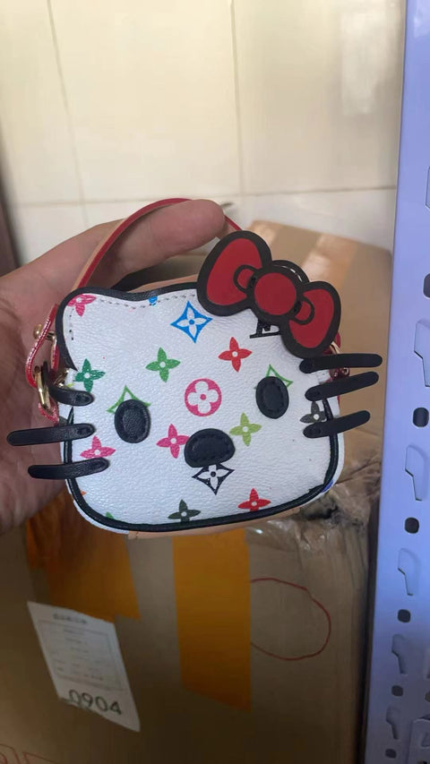 Mini KT Cat Wallet - Flower Edition