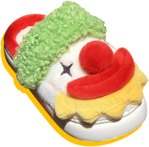Clown Cotton Slippers Christmas Halloween Autumn Winter Indoor Home Cute Warm Clown Slippers
