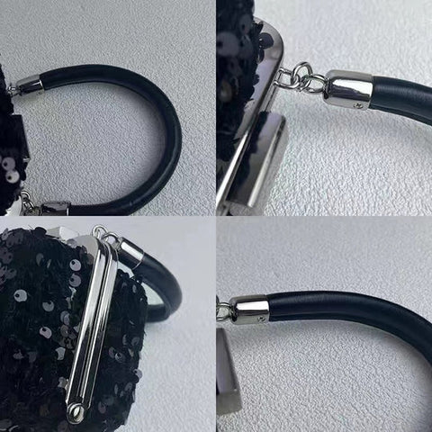 Square sequin bag
