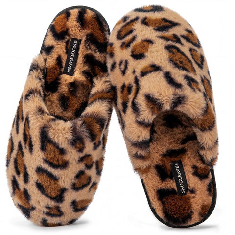 Women's Fuzzy Scuff Slippers Memory Foam Non-slip House Shoes | Indoor,faux fur,cute,lightweight,cozy,machine-washable,home,bedroom