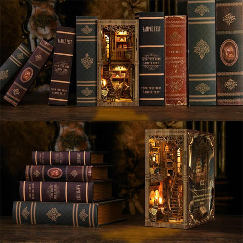 Halloween gift book DIY hut wooden hand-assembled toy model house