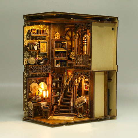 Booknook handmade DIY booklet ancient book collection room assembly model 3D three-dimensional booklet