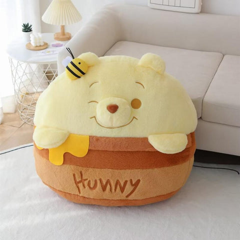 Winnie the Pooh Bee Jar Plush Pillow Cushion