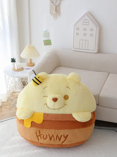 Winnie the Pooh Bee Jar Plush Pillow Cushion